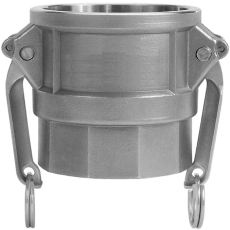 Rubberworx 2" PART D STAINLESS QUICK CPL PART D CPL-FPT 316SS RBX-D-316-200